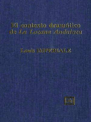 cover image of El Contexto Dramático de "la Lozana andaluza"
